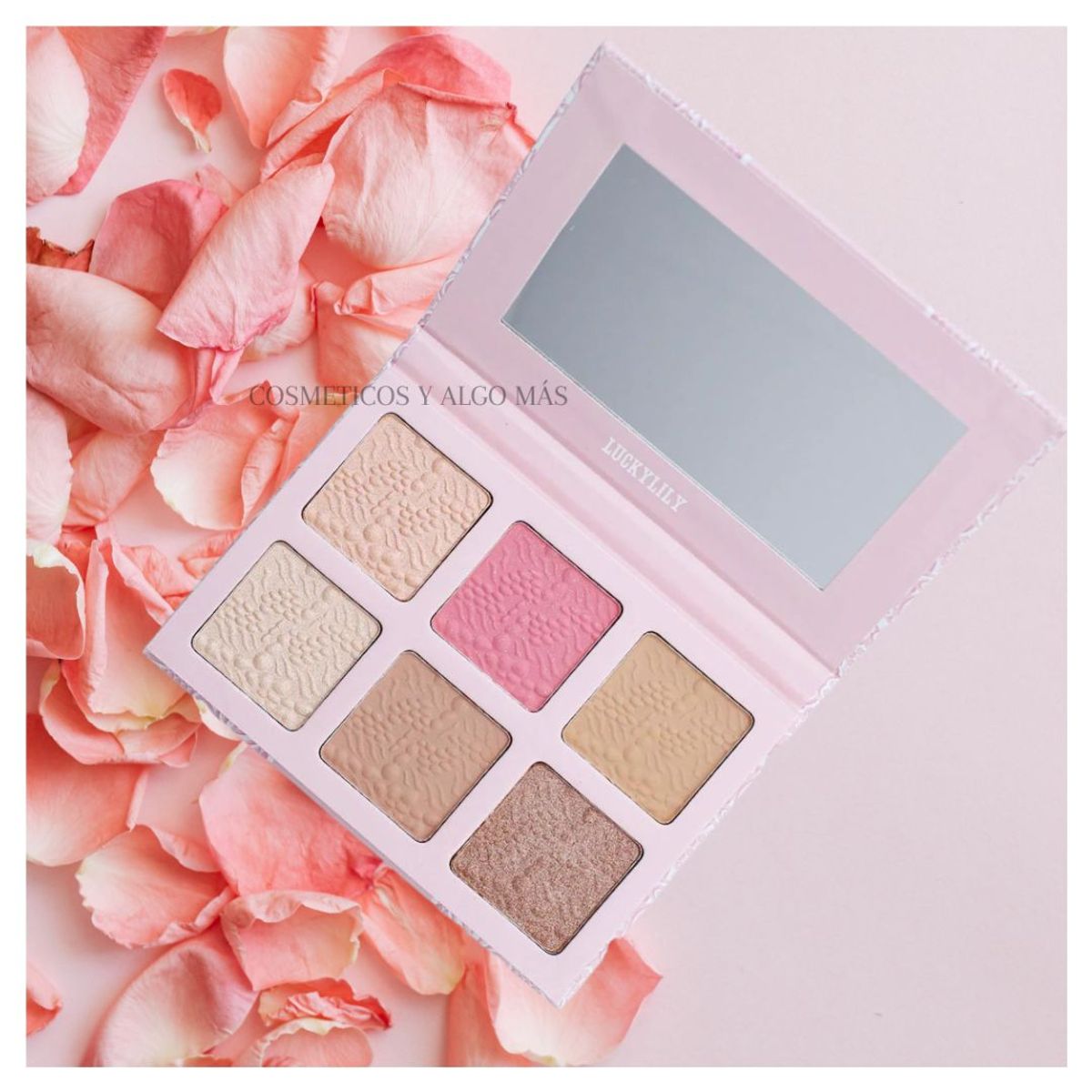 GENERICO - Paleta Mix de iluminadores rubor y contorno en polvo