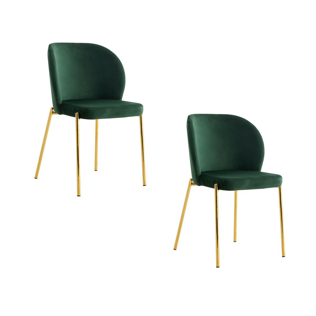 NOVAHUS - Pack 2 Sillas de Comedor Cartagena Verde