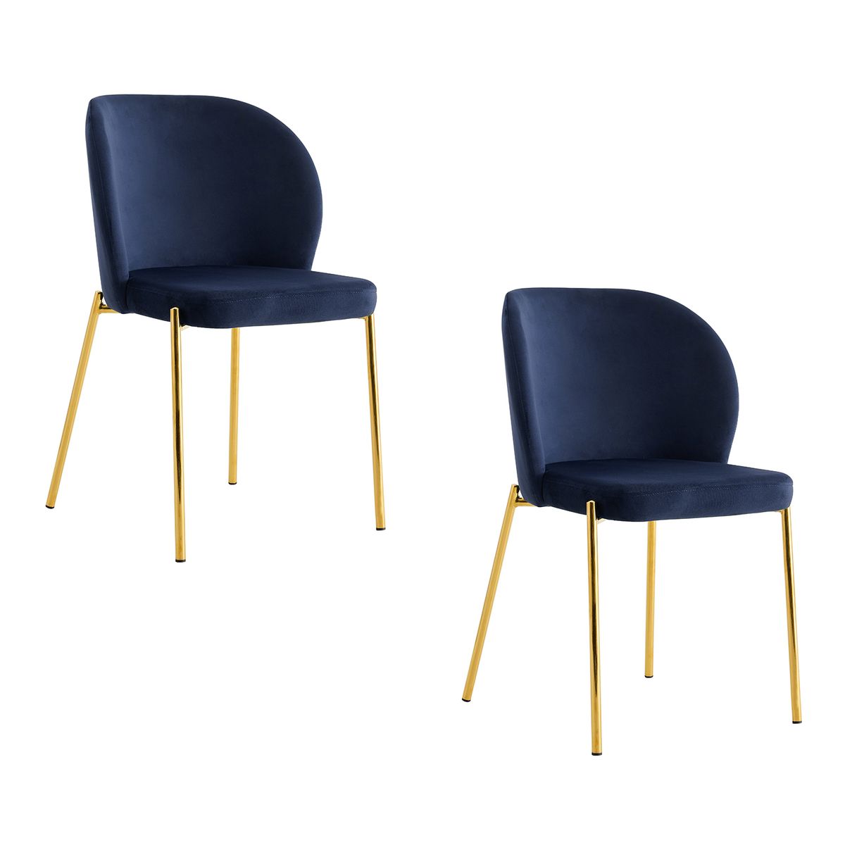 NOVAHUS - PACK 2 SILLA COMEDOR CARTAGENA AZUL
