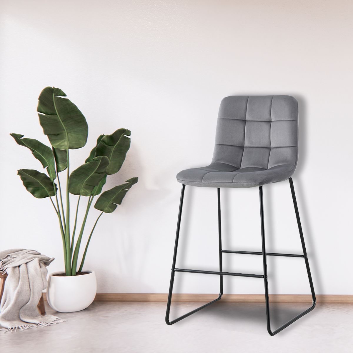 NOVAHUS - PACK 2 PISOS DE BAR  BOA VISTA GRIS.