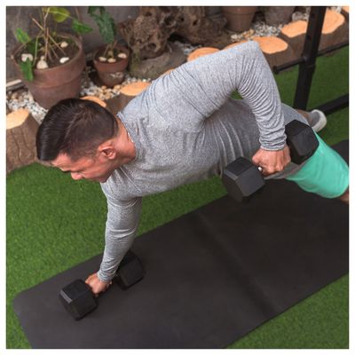 Imagen 2 del producto Mancuerna Hexagonal 20 Kg Negro