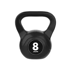 ATLETIS - Kettlebell Mancuerna Pesa Rusa Cemento 8 Kg Negro