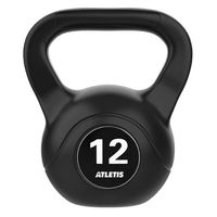 Pesa Rusa Kettlebell de Cemento 12 Kg Negro