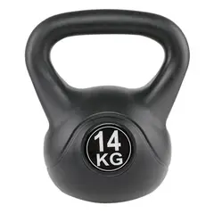 ATLETIS - Kettlebell Mancuerna Pesa Rusa Cemento 14 Kg Negro