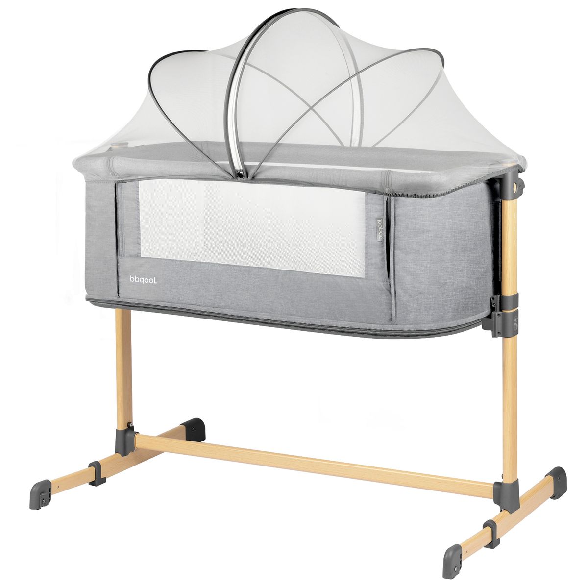 BBQOOL - Cuna Colecho Aura Grey