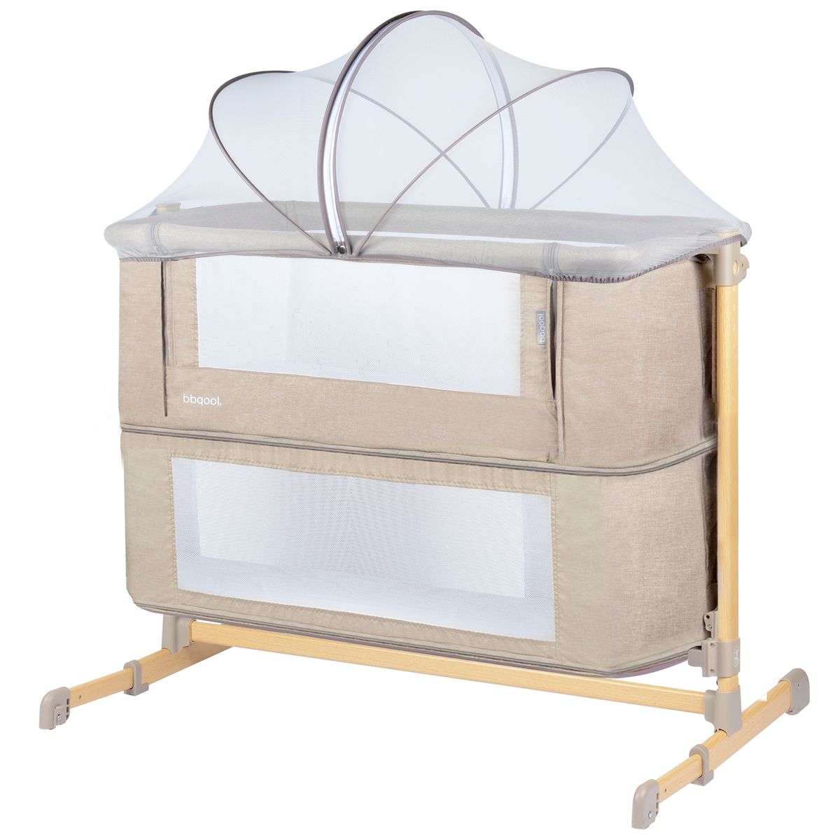 BBQOOL - Cuna Colecho Aura Beige