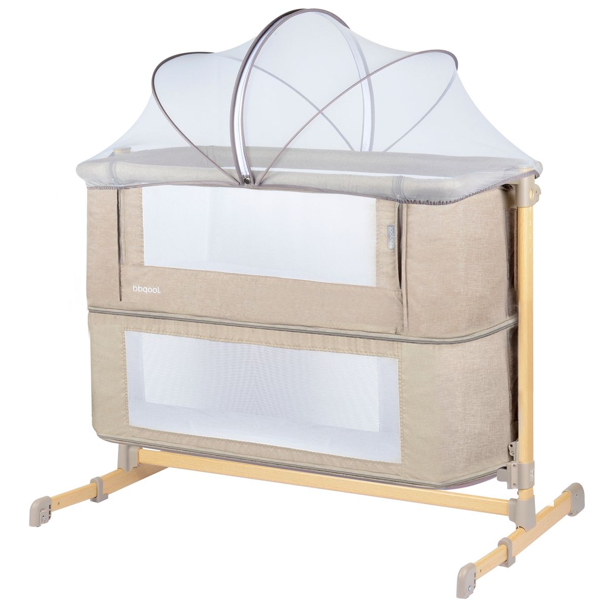 BBQOOL - Cuna Colecho Aura Beige