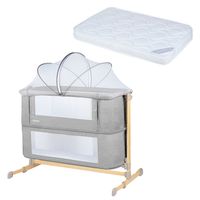 Cuna Colecho Aura Grey + Colchón