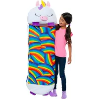 Saco de dormir con almohada acogedor cómodo talla S, BLANCO