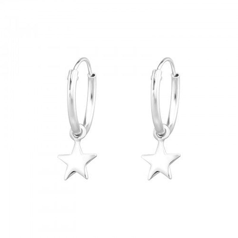 ZAZU - Argollas de plata Star - Joyas Zazü