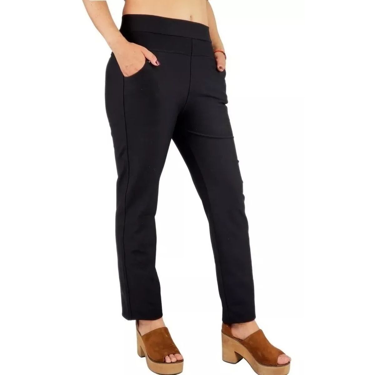 LOOK SHOP - Pantalón Vestir Mujer Semi Formal Recto 353-1