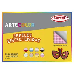 ARTEL - Estuche Artecolor Papeles Entretenidos