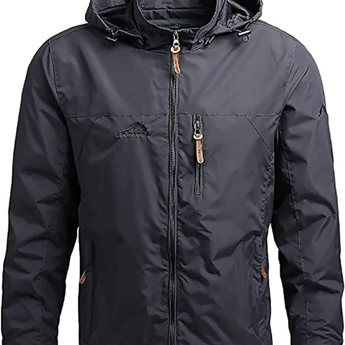KEEJOIN - Chaqueta parka nieve parka impermeable cortaviento hombre-GRIS