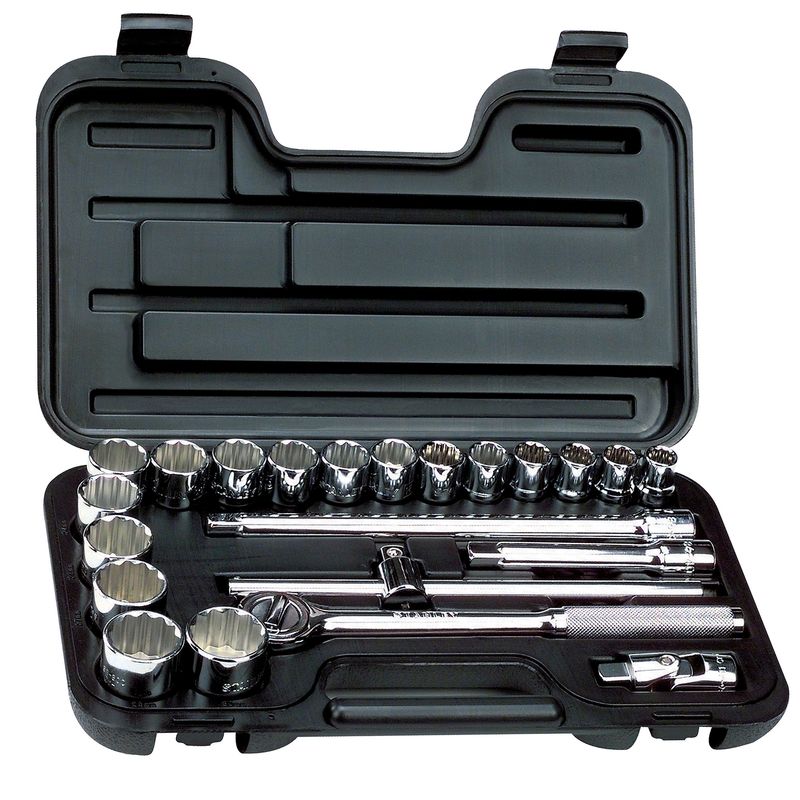 STANLEY - Juego de dados 23pzs mando 12 STANLEY