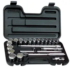 STANLEY - Juego de dados 23pzs mando 1/2"