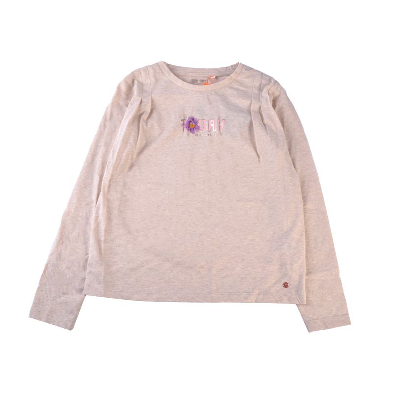 PILLIN - Polera Manga Larga Niña Crudo Pillin PILLIN