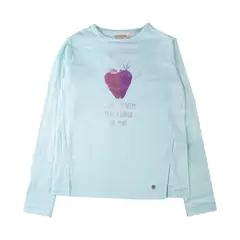 PILLIN - Polera Manga Larga Niña Menta