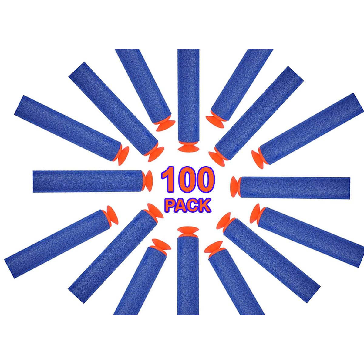 GENERICO - Dardos Nerf 100 Unidades