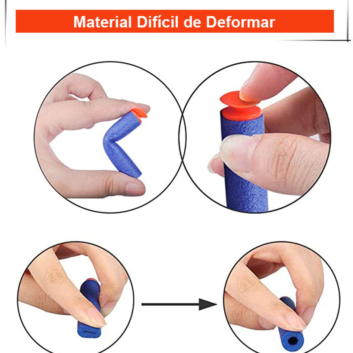GENERICO - Dardos Nerf 100 Unidades