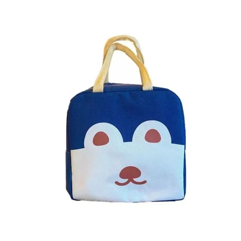 GENERICO - Bolso Lonchera Térmica 23x21cm color azul