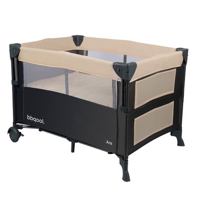 Imagen 2 del producto Cuna Playard Colecho Ara Beige + Colchón de Viaje Plegable