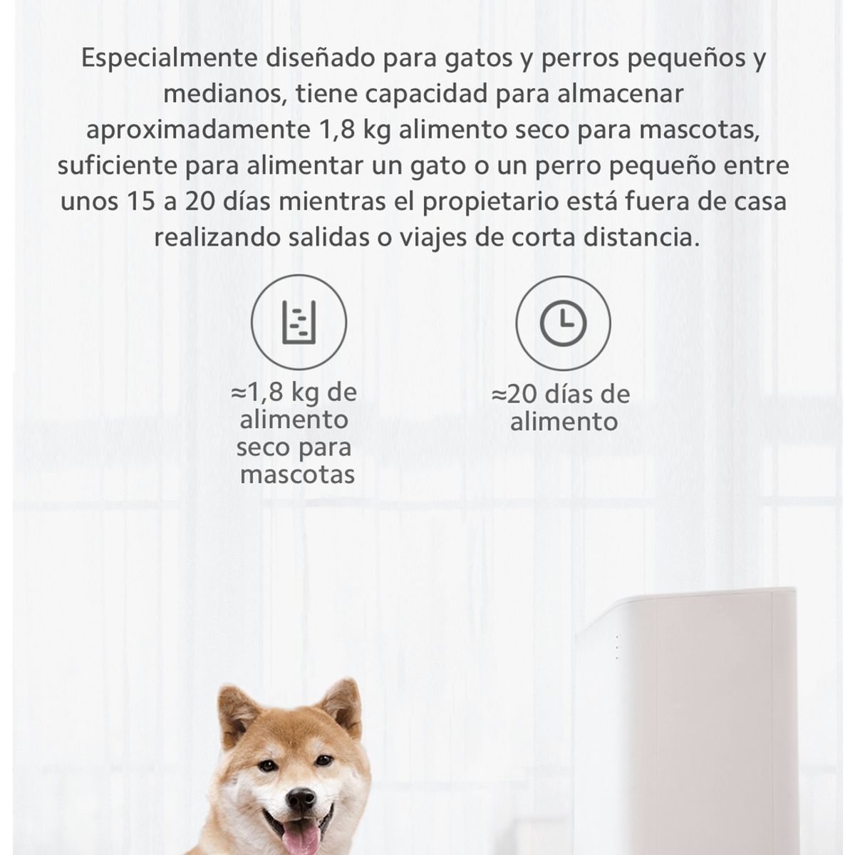 XIAOMI - Xiaomi Alimentador para Mascotas Automático Inteligente