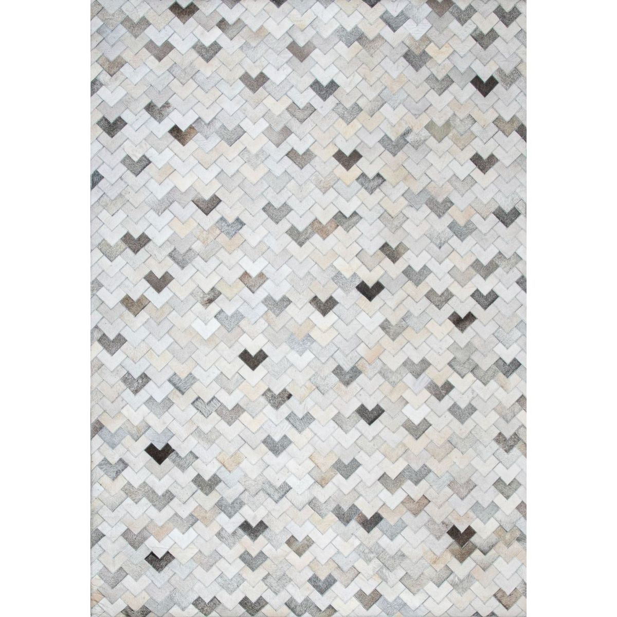 BAZHARS - ALFOMBRA BAZHARS 160X230 CM PATCH CUERO ANSA F9