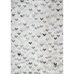 BAZHARS - ALFOMBRA 160X230 CM PATCH CUERO ANSA F9