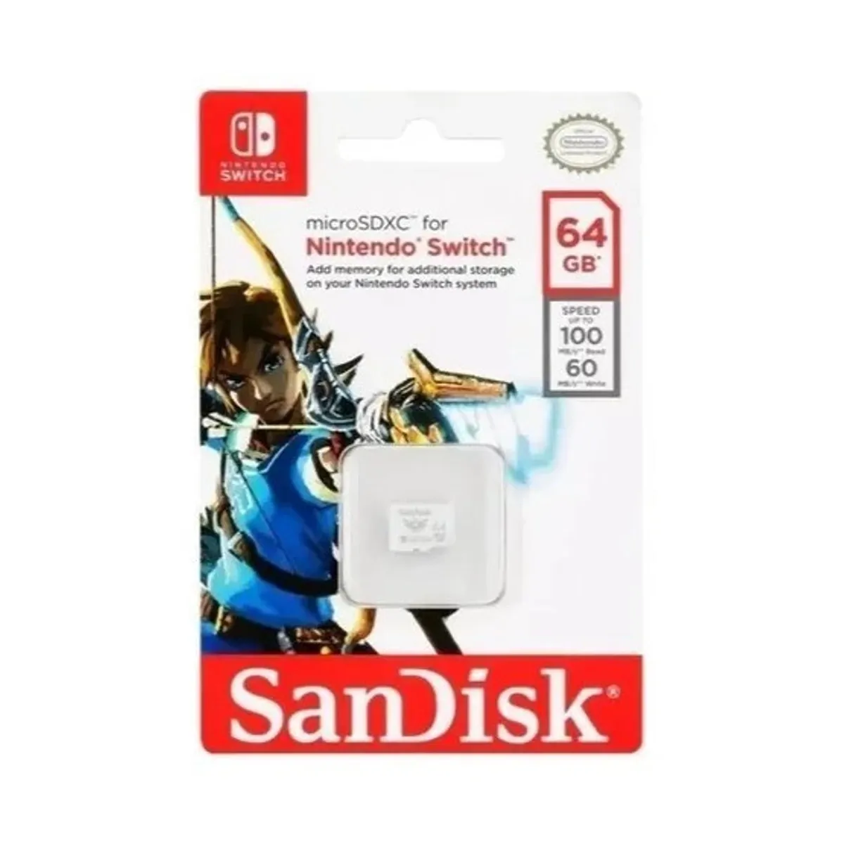 SANDISK - Memoria MicroSDXC Sandisk 64 GB Nintendo Switch