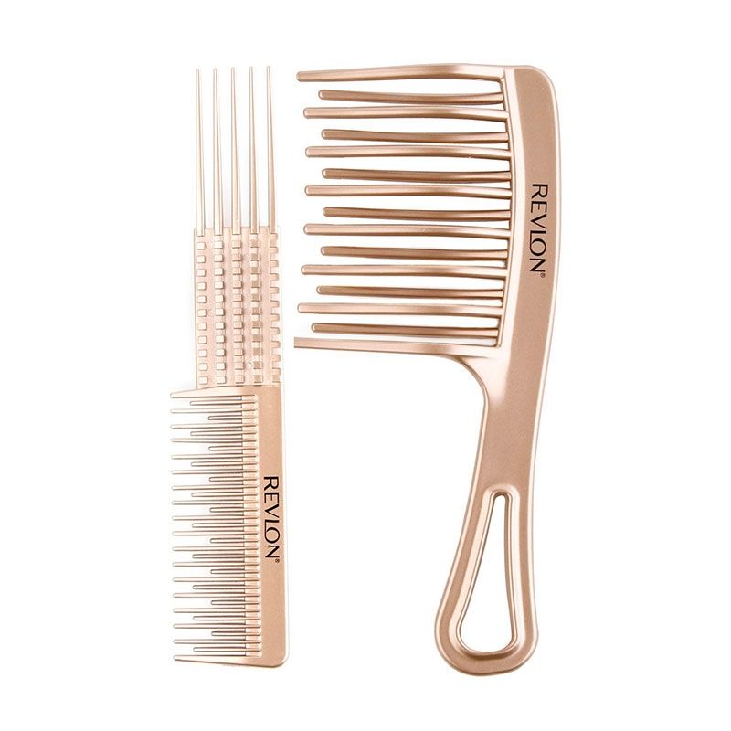 REVLON - Set De Peines Para Cabello Grueso Y Rizado Iónica Anti-Frizz Revlon
