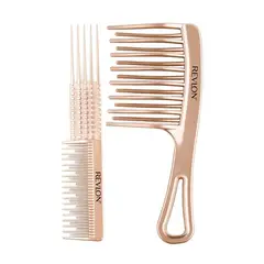 REVLON - Set De Peines Para Cabello Grueso Y Rizado Iónica Anti-Frizz