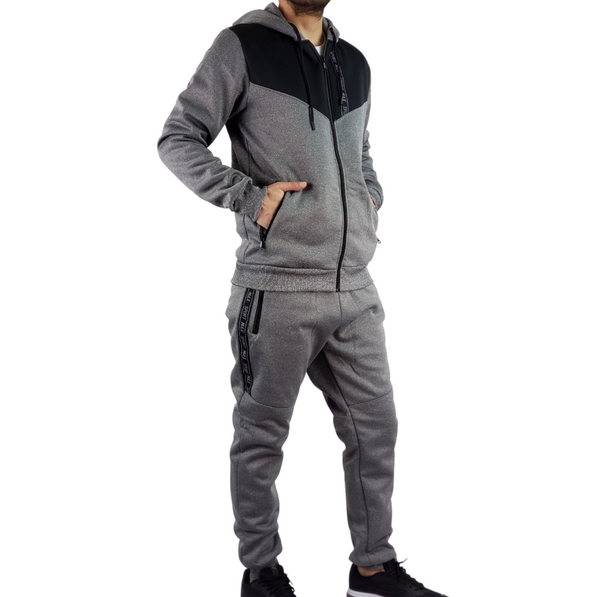 LIKE SHOP - Conjunto Deportivo Hombre Invierno Buzo Jogger Y Polerón.  279