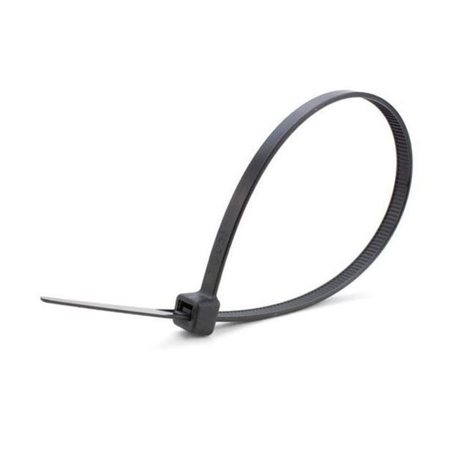 GENERICO - Amarra Cable 300 x 3.6 mm Negra (Bolsa 100 Unidades)