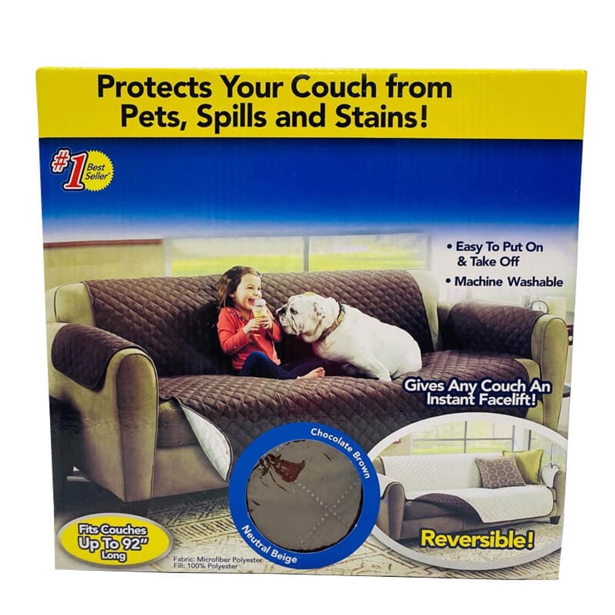 UNIVERSAL - Cubre Sofa 2 cuerpos