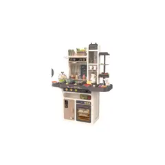 GENERICO - Cocina De Juguete 65 Piezas 93.5cms Altura Café Vapor Agua