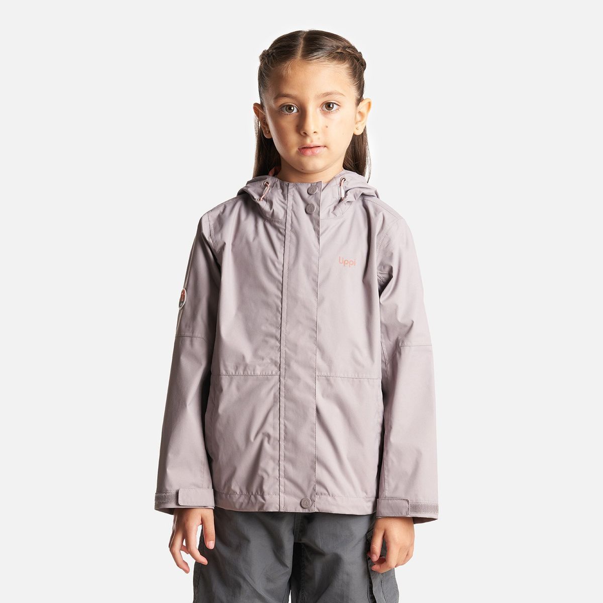LIPPI - Chaqueta Niña Blizzard B-Dry Hoody Jacket Malva Lippi