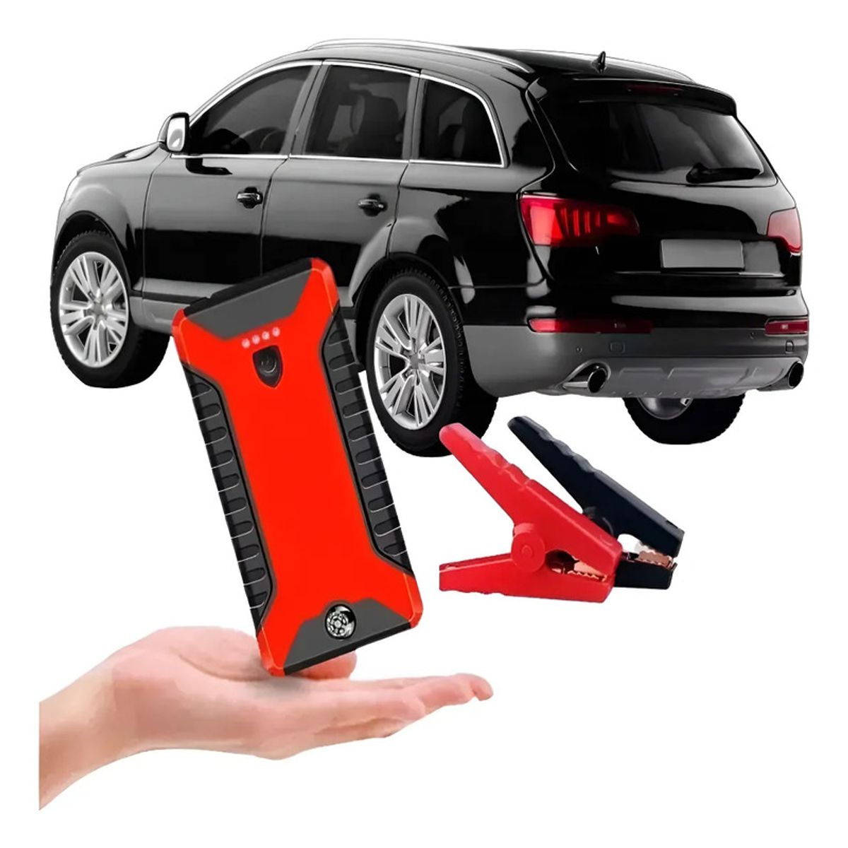 GENERICO - Partidor De Auto Batería  Kit Powerbank Cargador Celular