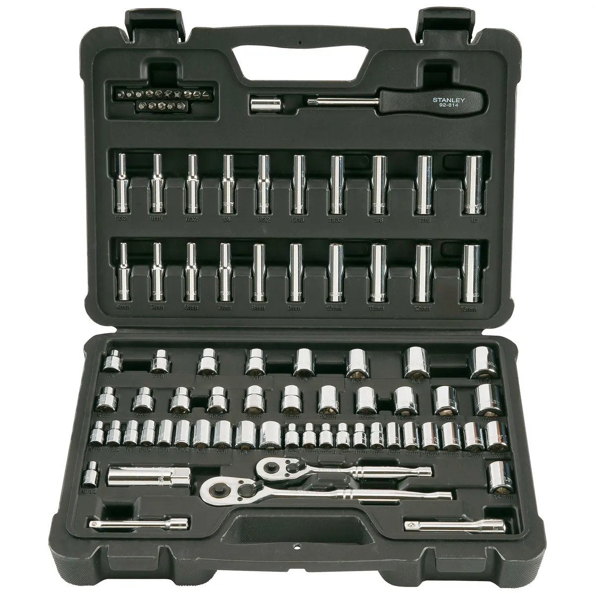 STANLEY - Juego de herramientas mecánicas 85 pzs Stanley STMT71651