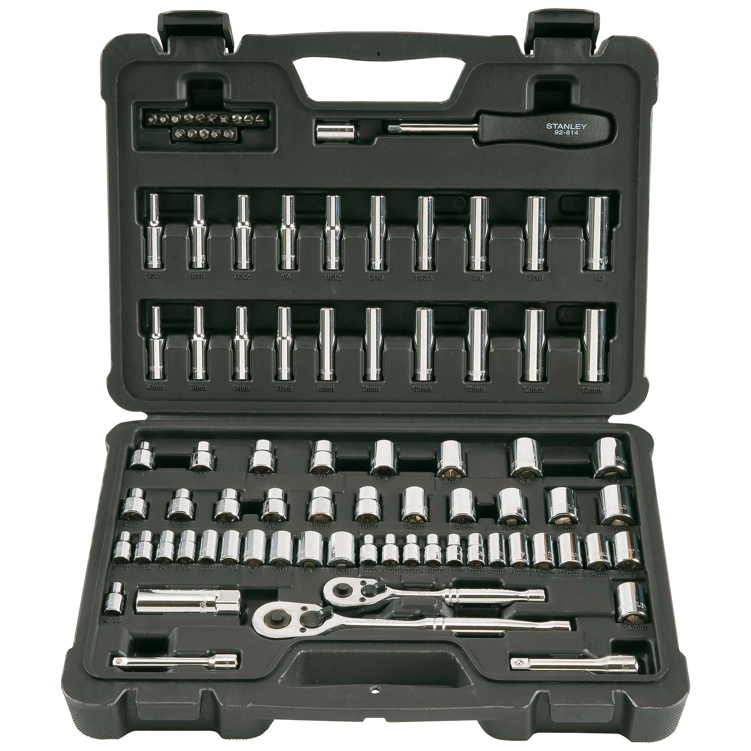 Juego de herramientas mecánicas 85 pzs Stanley STMT71651 | Sodimac
