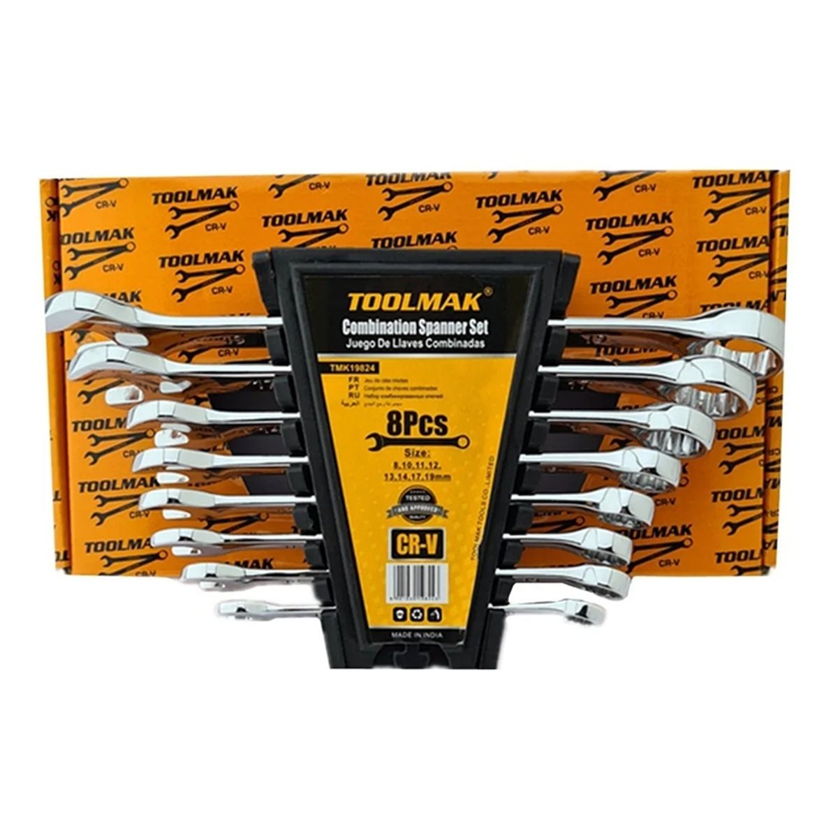 GENERICO - Kit Set Juego De Llaves Punta - Corona 8 Piezas Toolmak