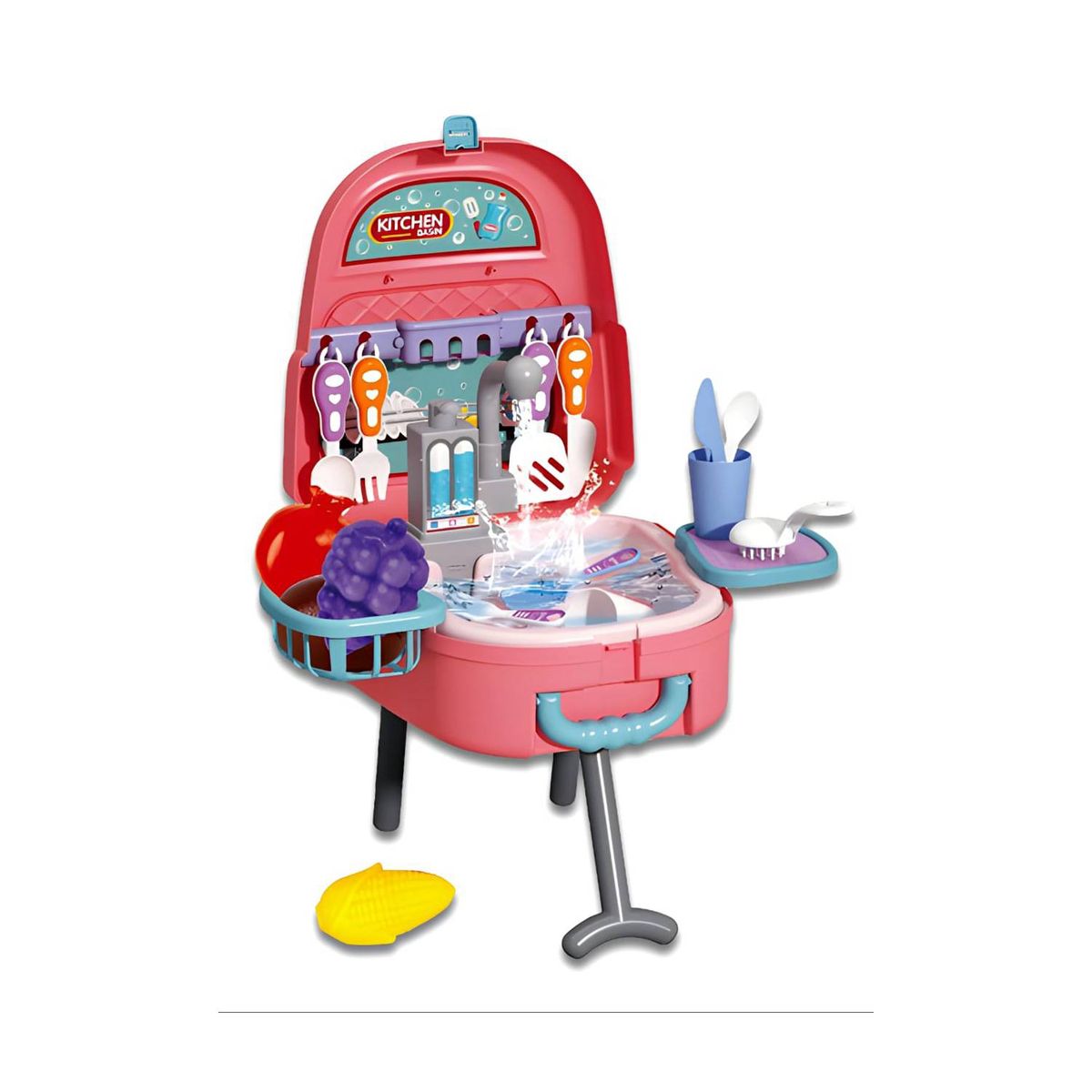 GENERICO - Mochila De Juego 4 En 1 Set Lavavajilla Eléctrico Sale Agua