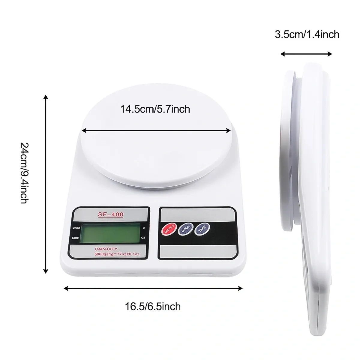 UNIVERSAL - Pesa Gramera Digital para cocina
