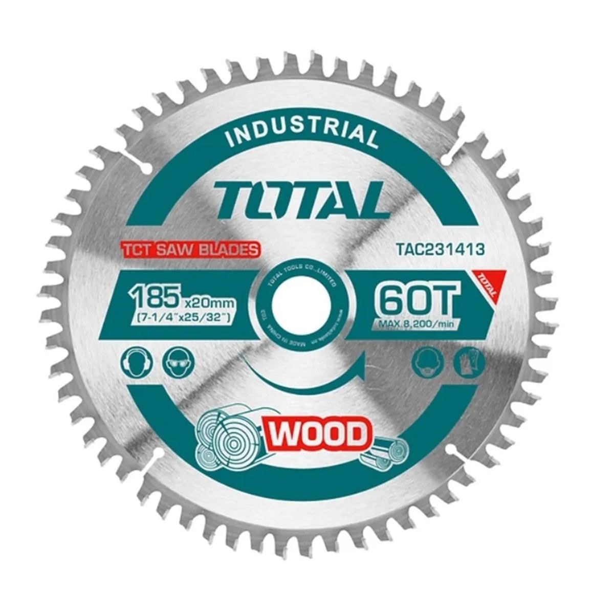 TOTAL TOOLS - Disco De Sierra Circular 7 1/4 Pulgadas 60 Dientes