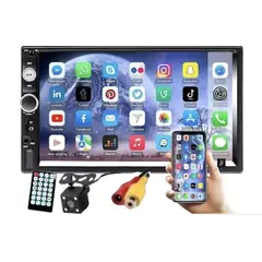 FRANAFOR - Radio Auto Pantalla Touch Bluetooth Camara Mando Volante