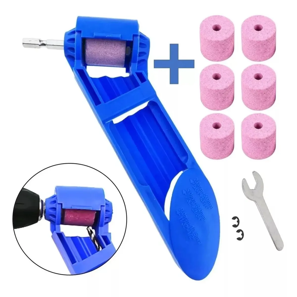 KUANGYE - Afilador Broca De Taladro  Repuesto Piedra Corindón