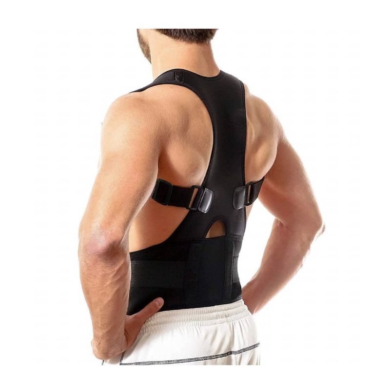 GENERICO - Corrector De Postura Soporte Lumbar - Magnetoterapia Unisex