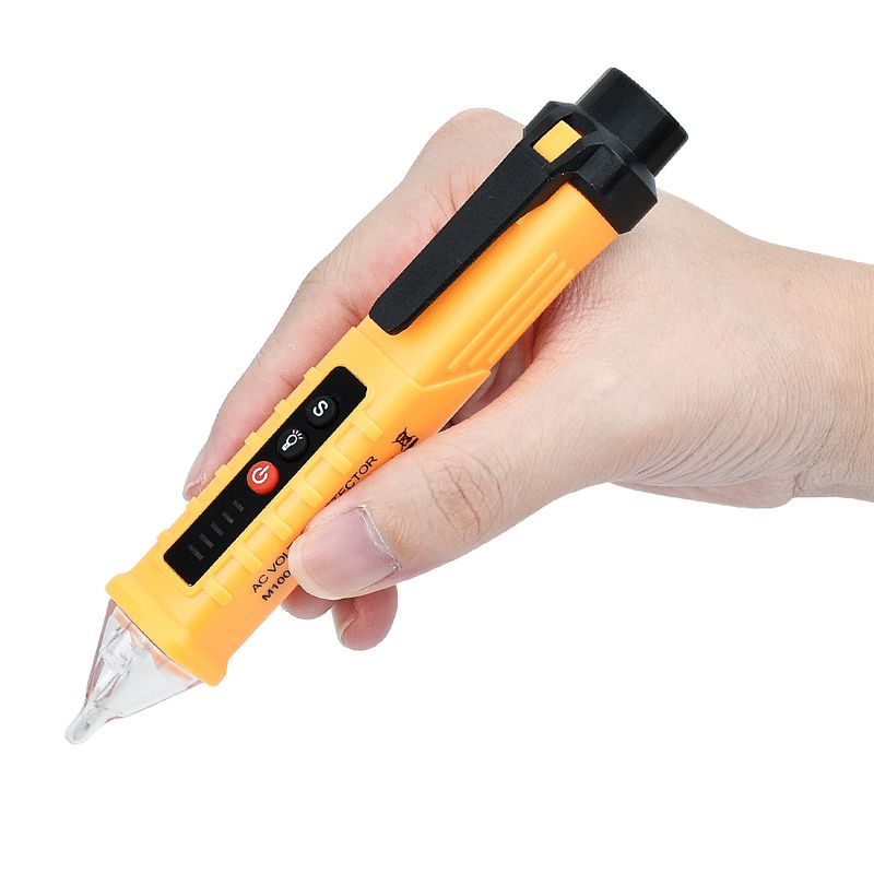 AIZO - Amarillo Lápiz Detector De Voltaje Probador De Corriente