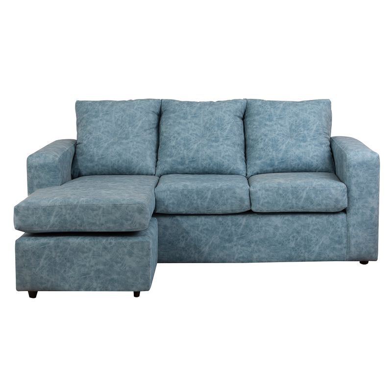 MUEBLES AMERICA - Seccional Emilia Cuero  Auris  Azul Claro