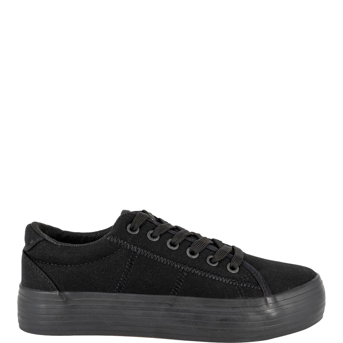 ALQUIMIA - Zapatilla Escolar Mujer Full Negro Sangli Alquimia