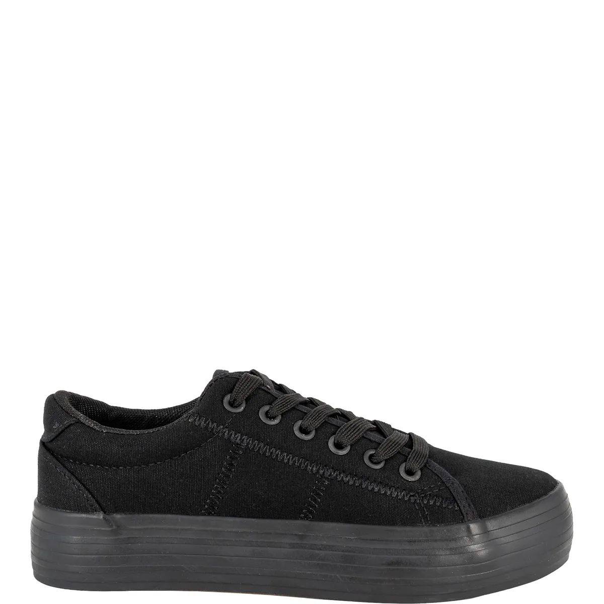 ALQUIMIA - Zapatilla Escolar Mujer Full Negro Sangli Alquimia